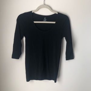 Boody eco wear 3/4 length sleeve top